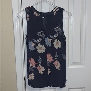 JCrew Flower Work Blouse